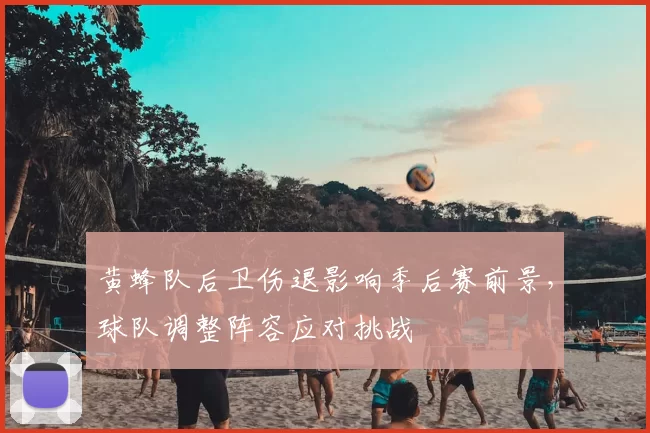 黄蜂队后卫伤退影响季后赛前景，球队调整阵容应对挑战