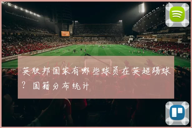 英联邦国家有哪些球员在英超踢球？国籍分布统计