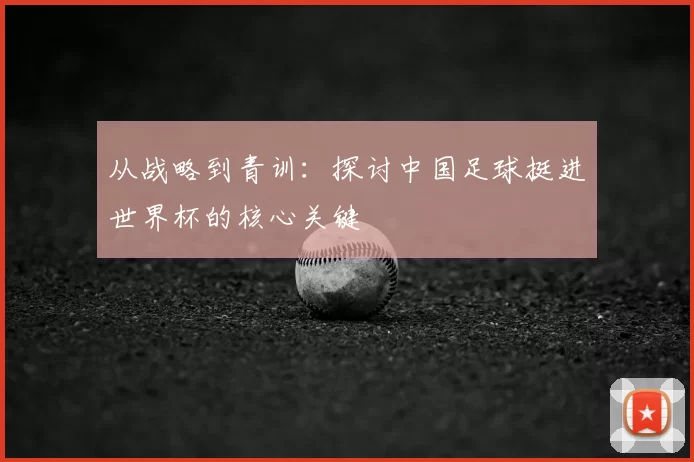 从战略到青训：探讨中国足球挺进世界杯的核心关键