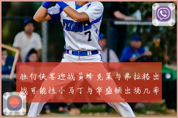 独行侠客迎战黄蜂克莱与弗拉格出战可能性小马丁与华盛顿出场几率高